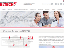 Tablet Screenshot of eltech.com.pl