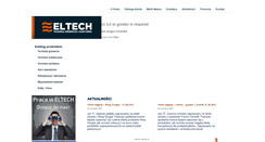 Desktop Screenshot of eltech.pl
