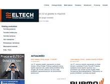 Tablet Screenshot of eltech.pl